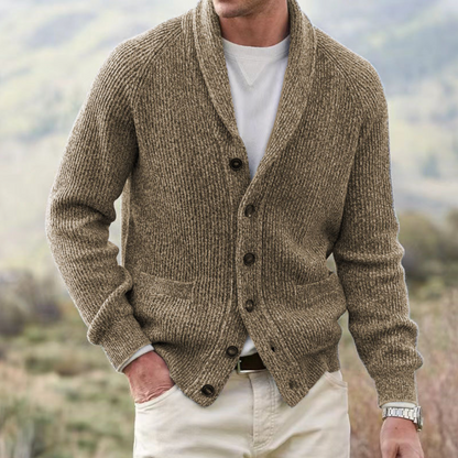 SIMPLE THICKENED CARDIGAN