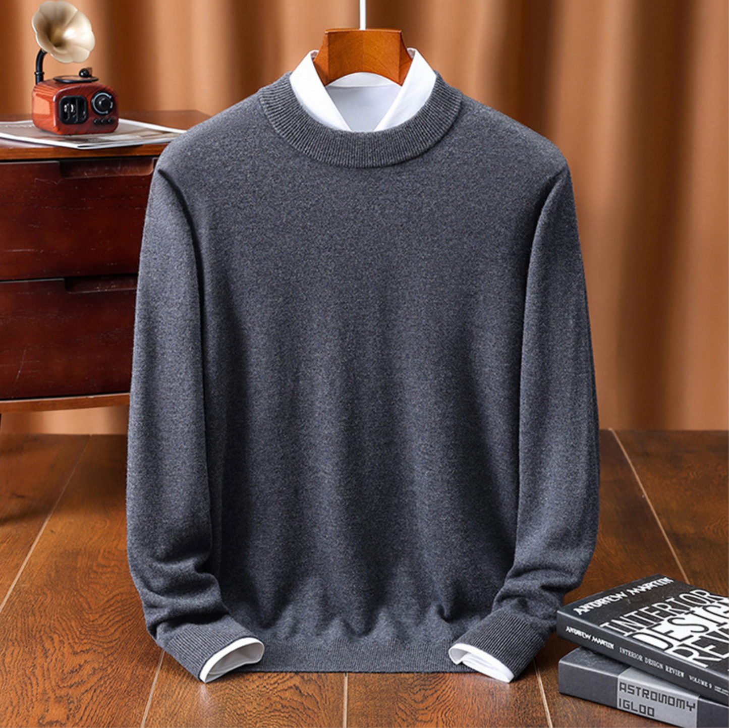 CASUAL 100% PURE WOOL SWEATER