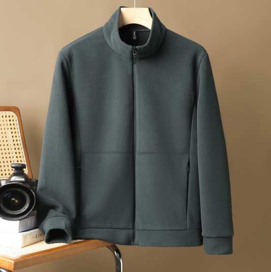 WARM STAND-UP COLLAR SWEATER