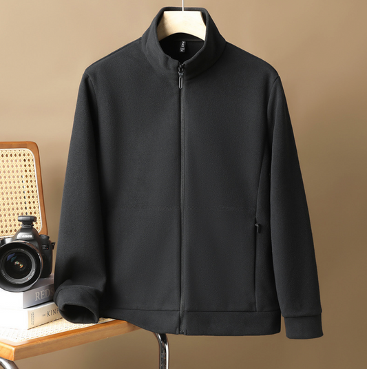 WARM STAND-UP COLLAR SWEATER