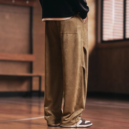 TRAVEL SUEDE COMFORTABLE TROUSERS