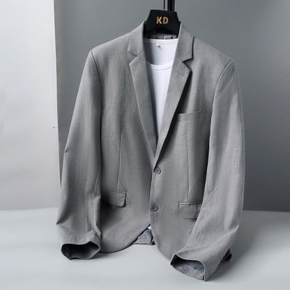 HIGH-END SLIM LINEN BLAZER
