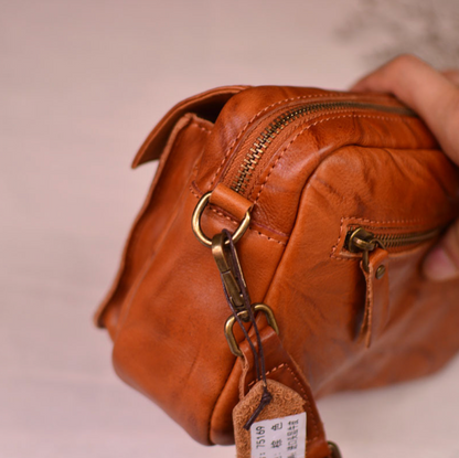 RETRO LEATHER MEN HANDBAG