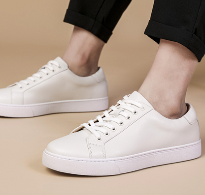 GENUINE LEATHER THICK-SOLED SHOES