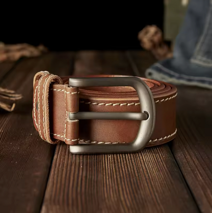 HANDMADE THICKENED GENUINE LEATHER BELT