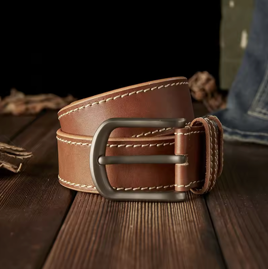 HANDMADE THICKENED GENUINE LEATHER BELT