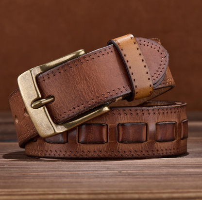 SOLID AMERICAN COWHIDE BELT