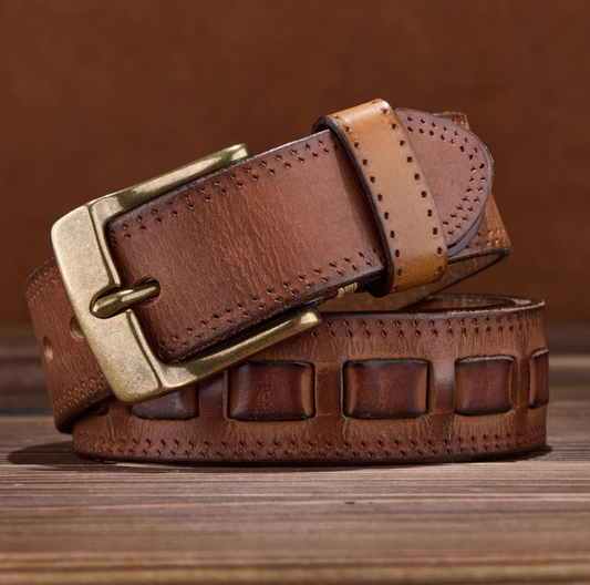 SOLID AMERICAN COWHIDE BELT