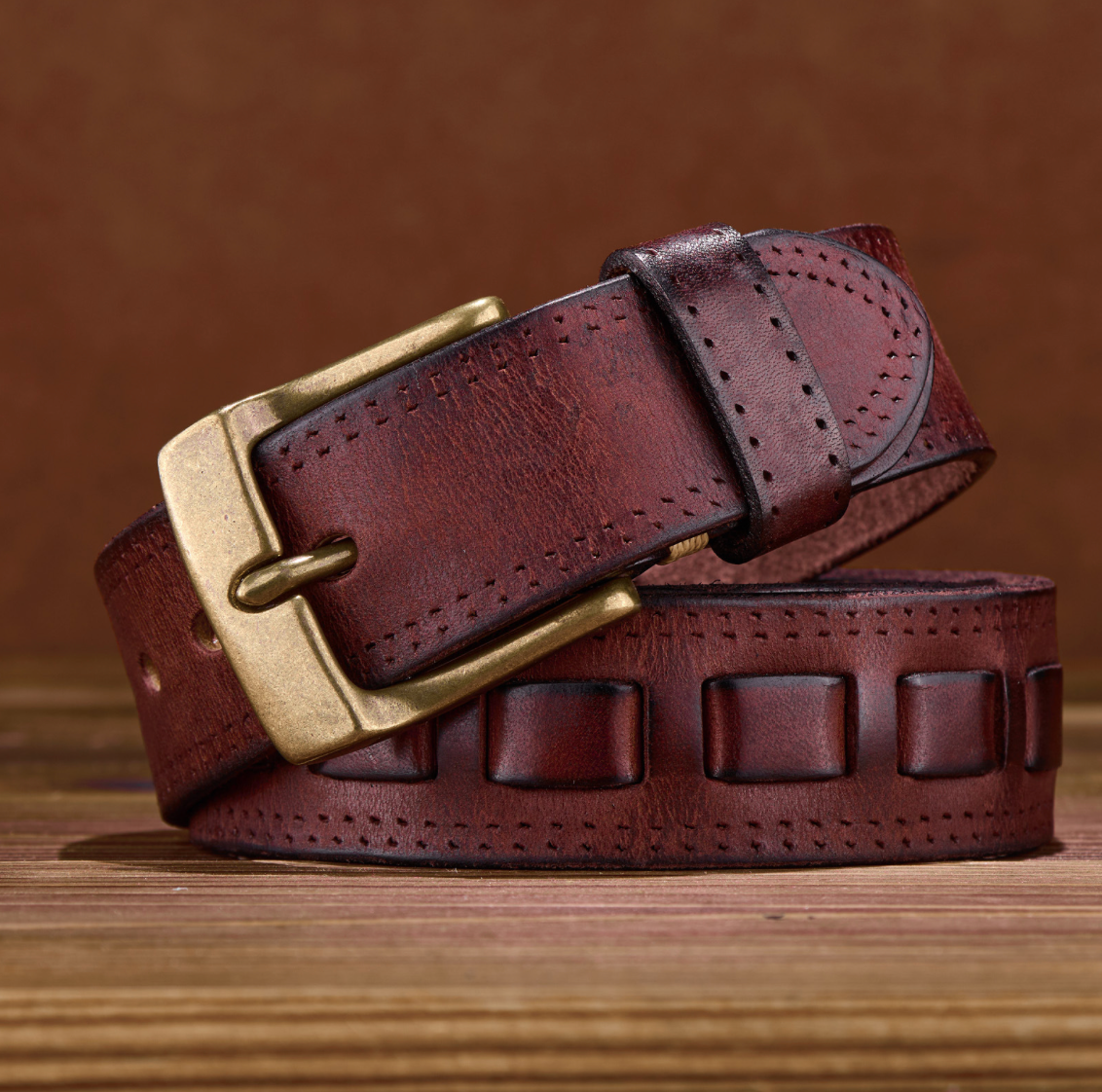 SOLID AMERICAN COWHIDE BELT