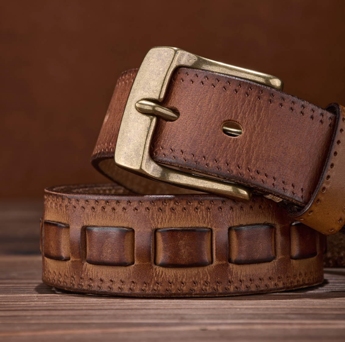 SOLID AMERICAN COWHIDE BELT