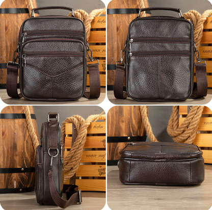 GENUINE LEATHER SHOULDER BAG