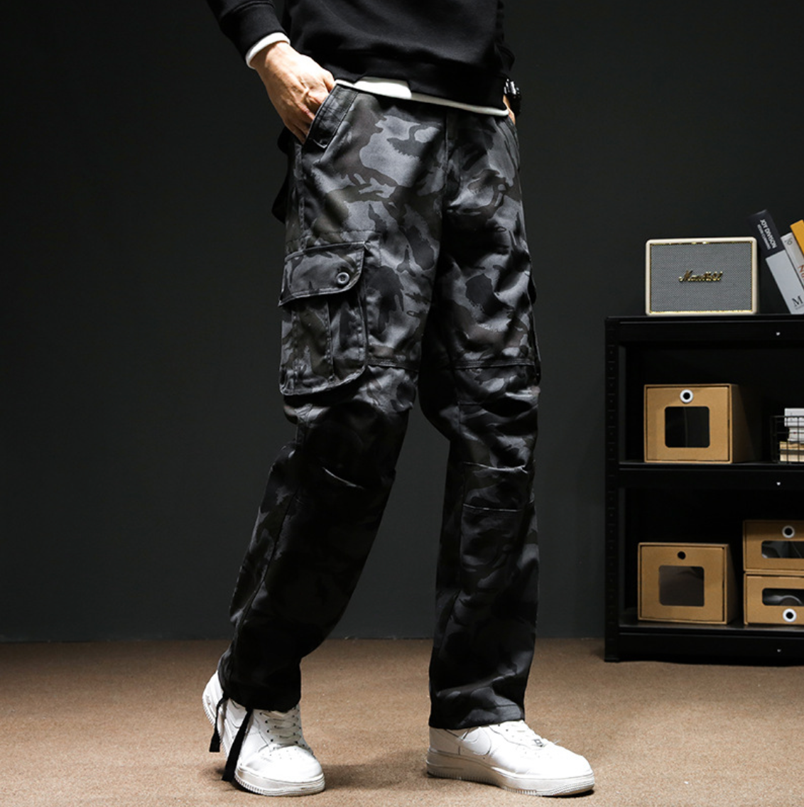 CAMOUFLAGE MULTI-POCKET TROUSER