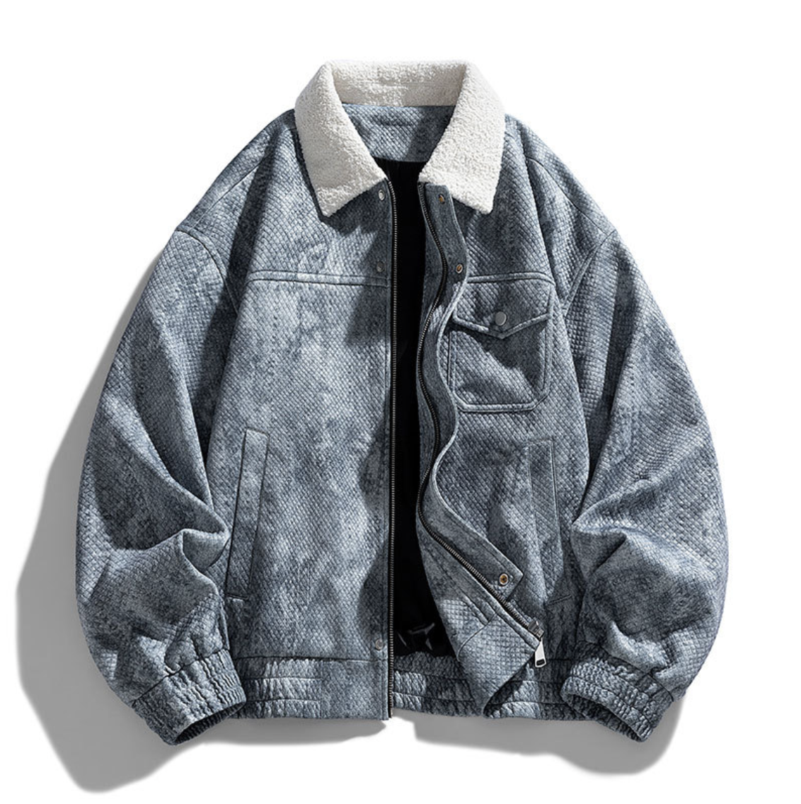 POPULAR LAPEL THICK JACKET