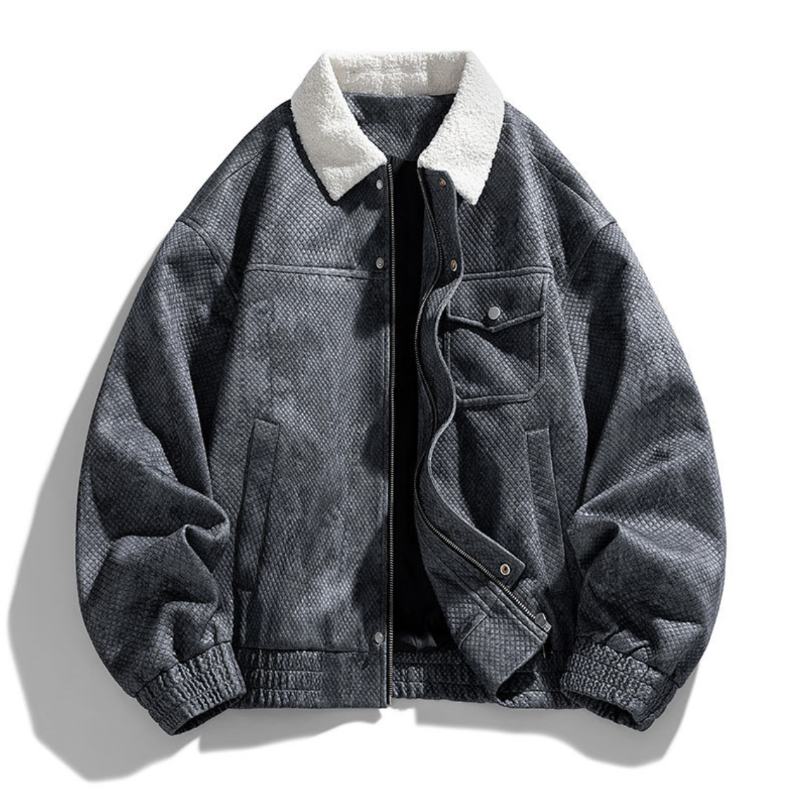 POPULAR LAPEL THICK JACKET