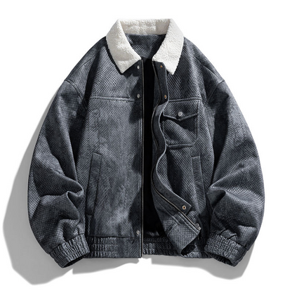 POPULAR LAPEL THICK JACKET