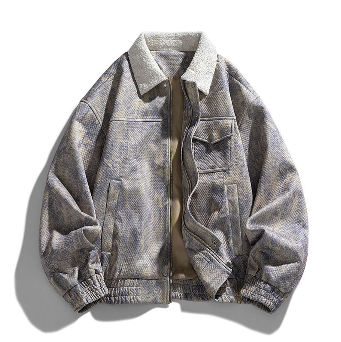 POPULAR LAPEL THICK JACKET