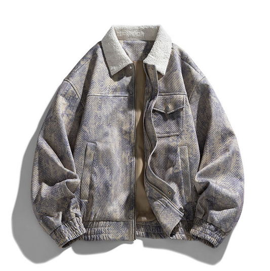 POPULAR LAPEL THICK JACKET