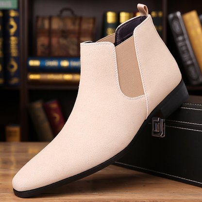 CASUAL LEATHER CHELSEA BOOTS