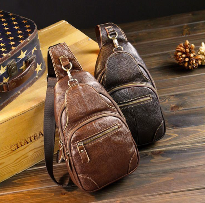 AUTHENTIC LEATHER SHOULDER BAG