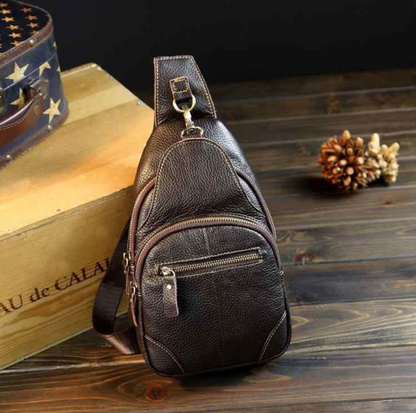 AUTHENTIC LEATHER SHOULDER BAG