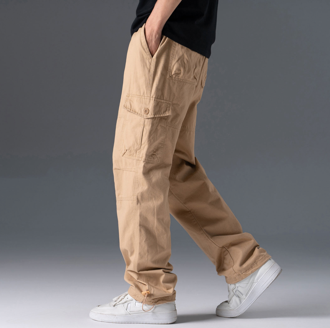 COTTON CARGO TROUSER