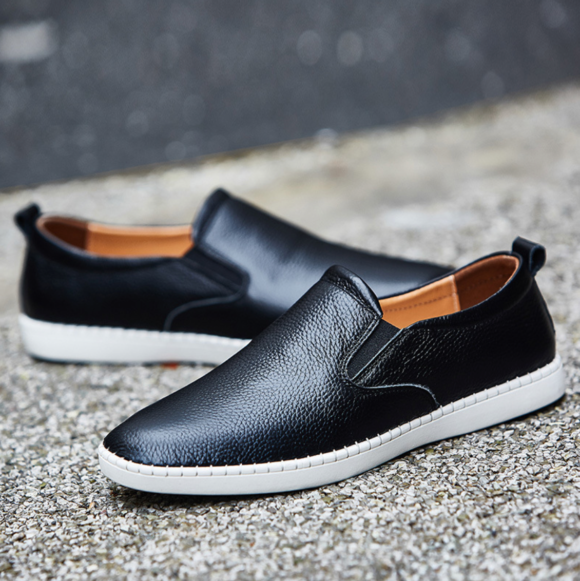 CLASSIC LEATHER SLIP-ON
