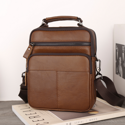 TRAVEL LEATHER CROSSBODY BAG