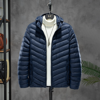 RIBBED HOODED JACKET