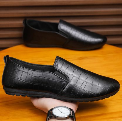 CROC-EMBOSS SLIP-ONS