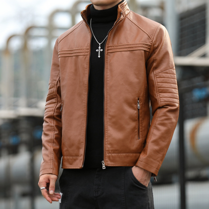 SLIM LEATHER JACKET