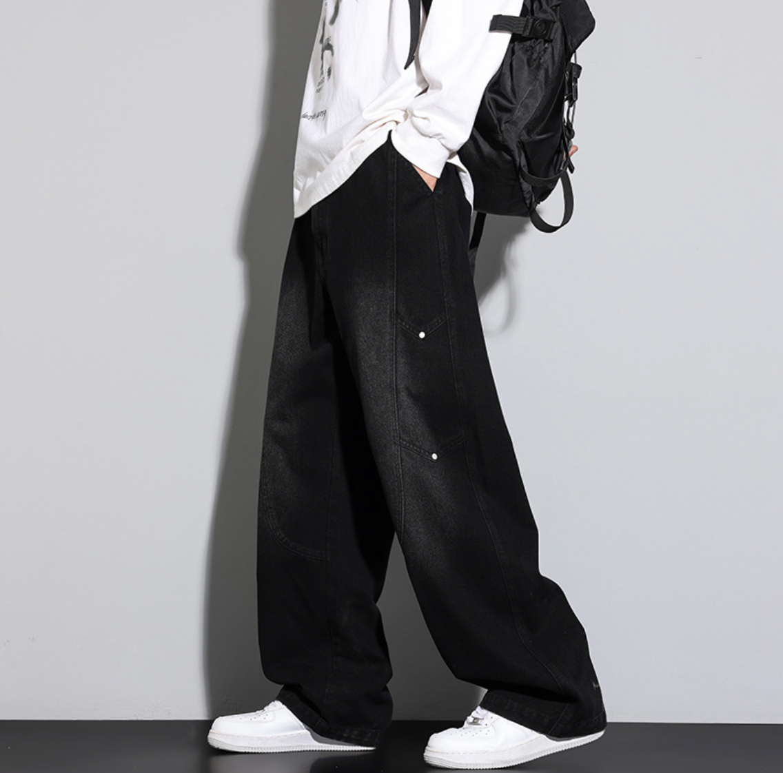 AMERICAN STREETWEAR FADED TROUSERS