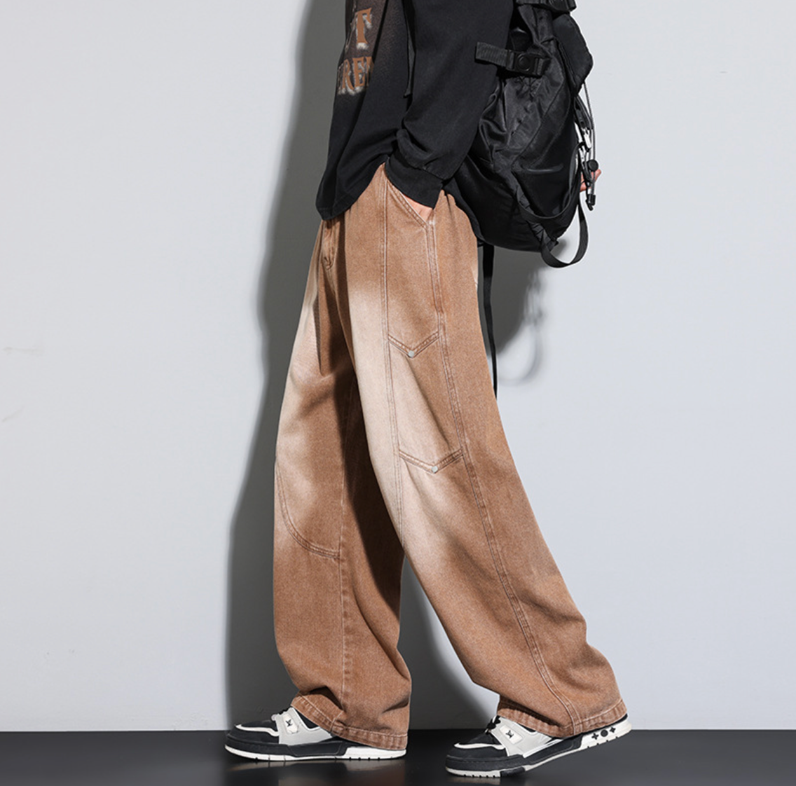 AMERICAN STREETWEAR FADED TROUSERS