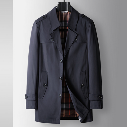 MID-LENGTH TRENCH COAT