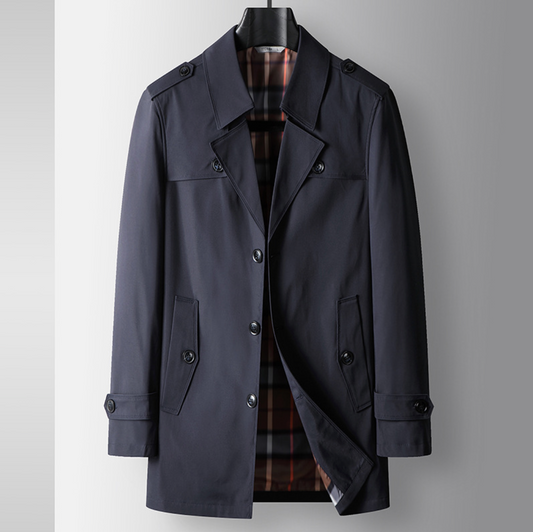 MID-LENGTH TRENCH COAT