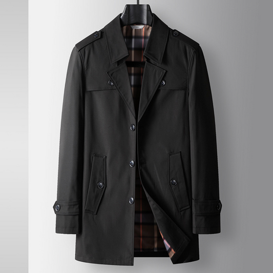 MID-LENGTH TRENCH COAT