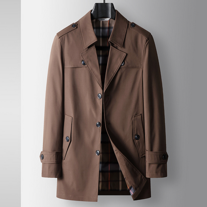 MID-LENGTH TRENCH COAT