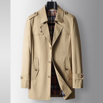 MID-LENGTH TRENCH COAT