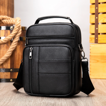 GENUINE LEATHER CROSSBODY BAG