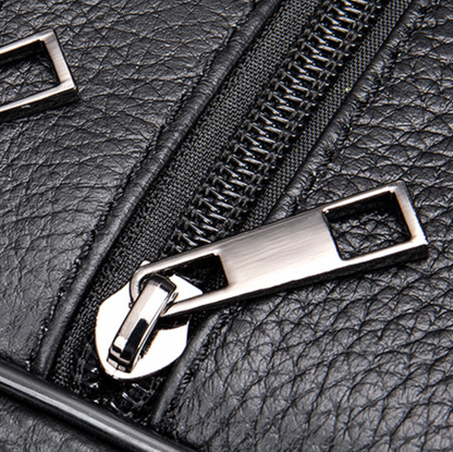 GENUINE LEATHER CROSSBODY BAG