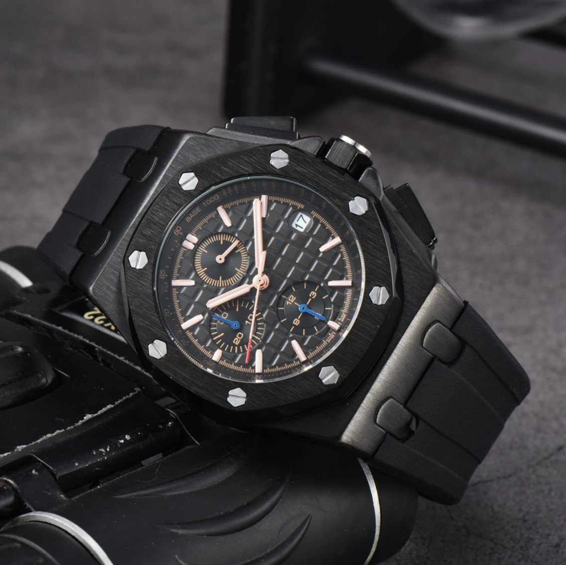 SIX-NEEDLE CHRONOGRAPH WATCH