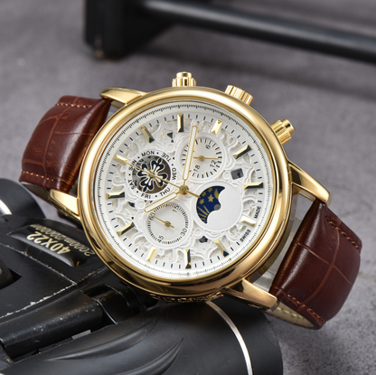 MOON PHASE CHRONO WATCH