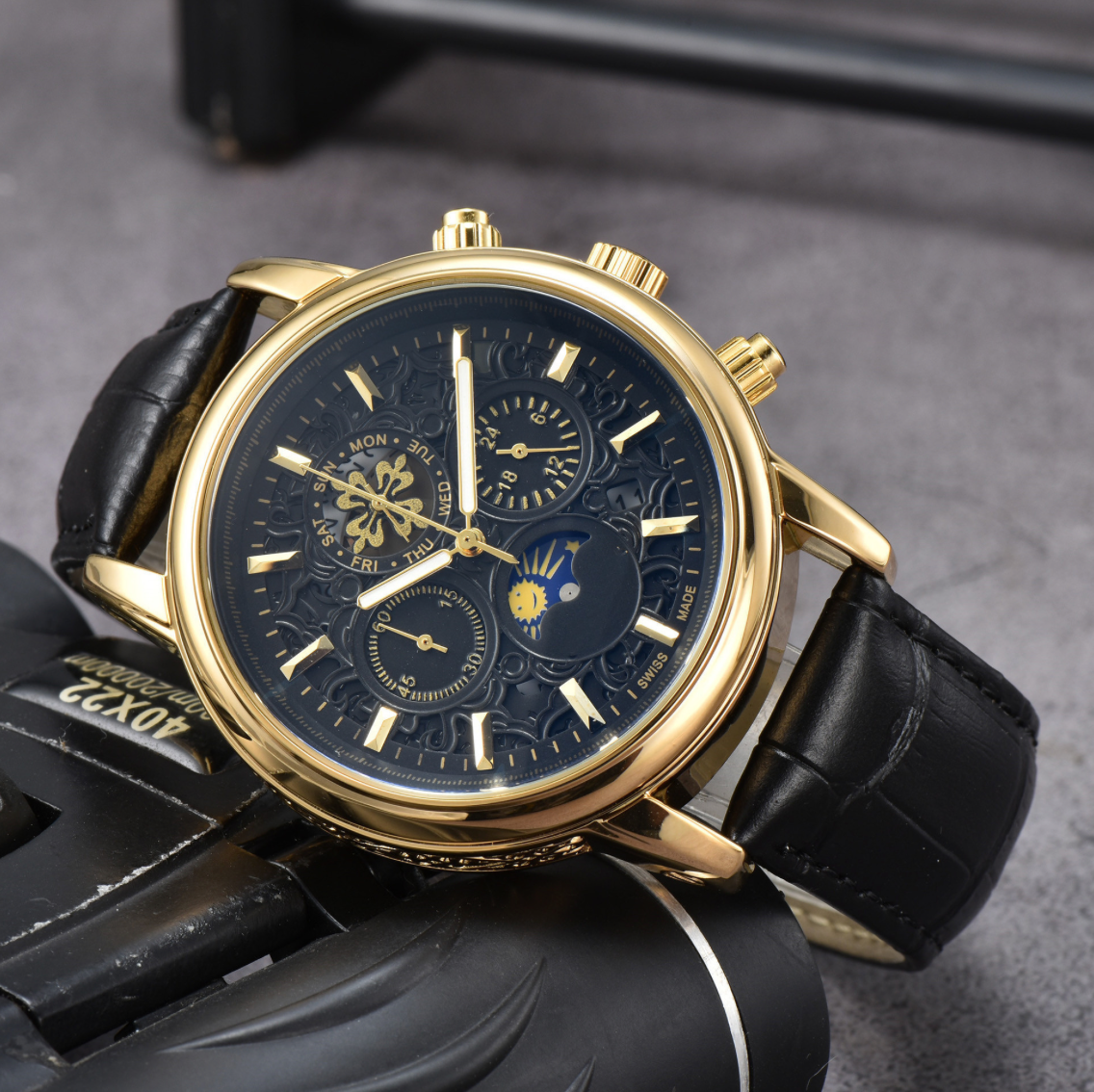 MOON PHASE CHRONO WATCH