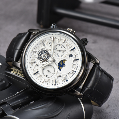 MOON PHASE CHRONO WATCH