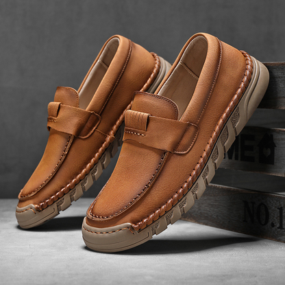 HAND-STITCHED MOC LOAFERS
