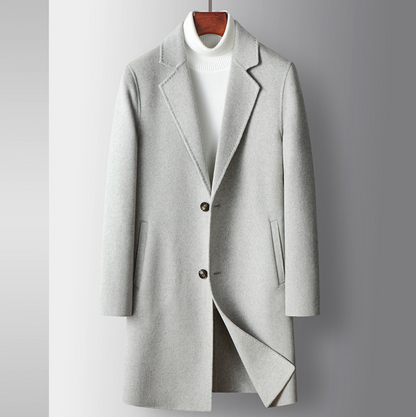 Handmade Tweed Wool Overcoat