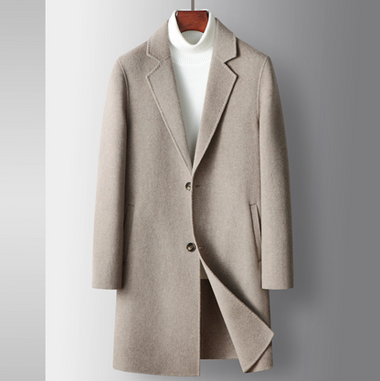 Handmade Tweed Wool Overcoat