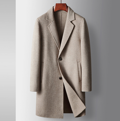 Handmade Tweed Wool Overcoat