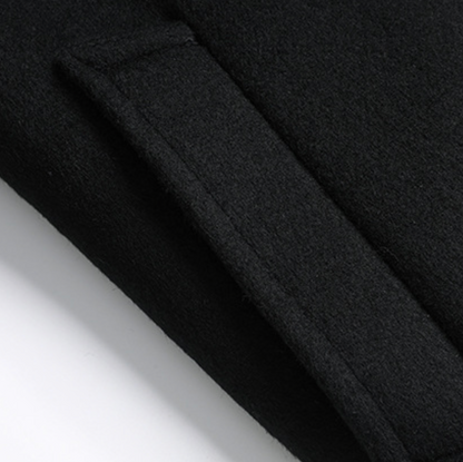 Wool Fur Collar Coat