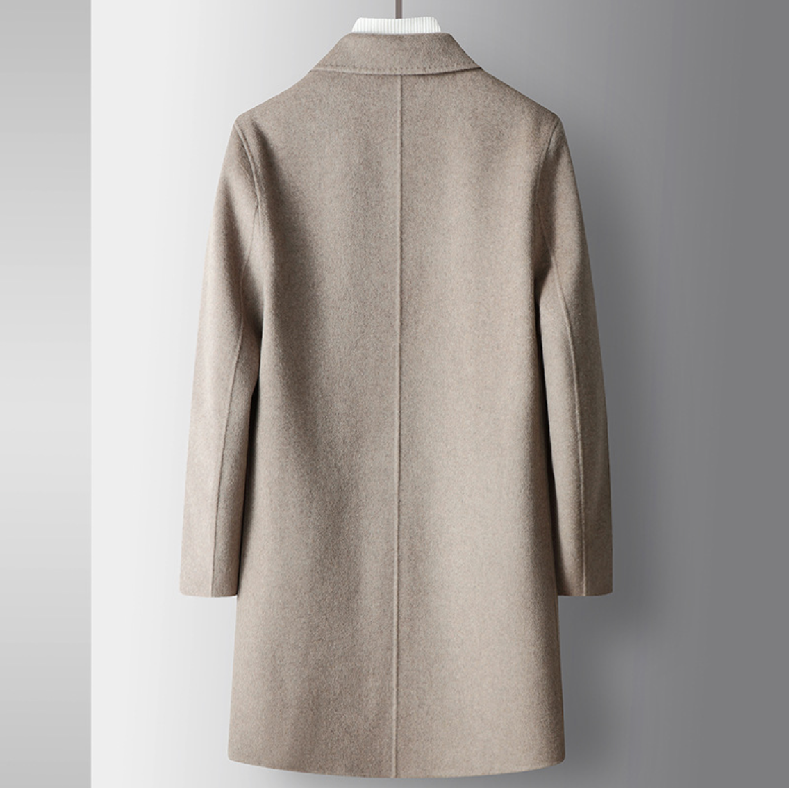 Handmade Tweed Wool Overcoat