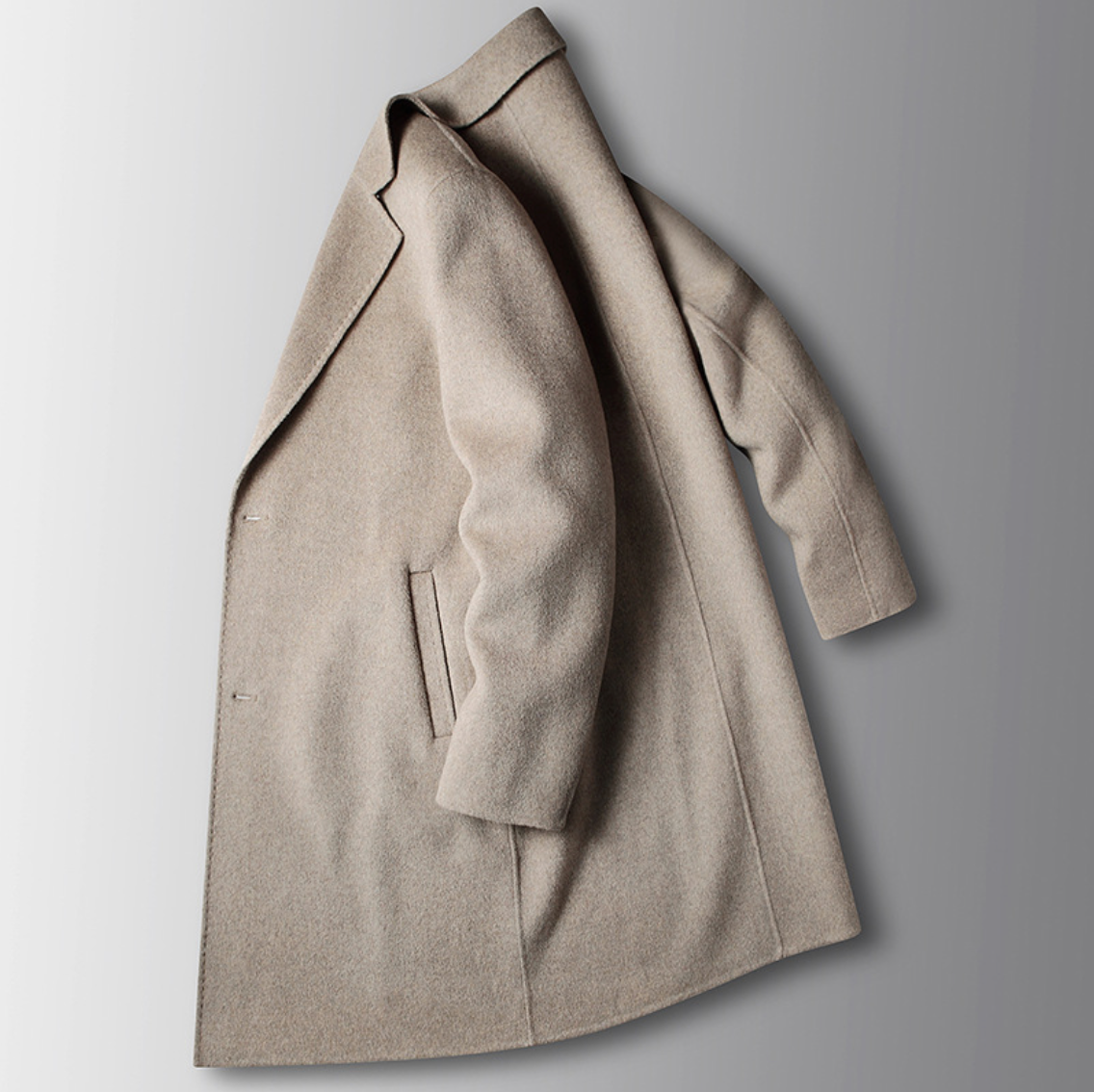 Handmade Tweed Wool Overcoat